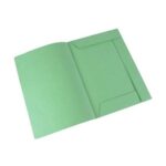 CARPETA CARTULINA 3 SOLAPAS VERDE