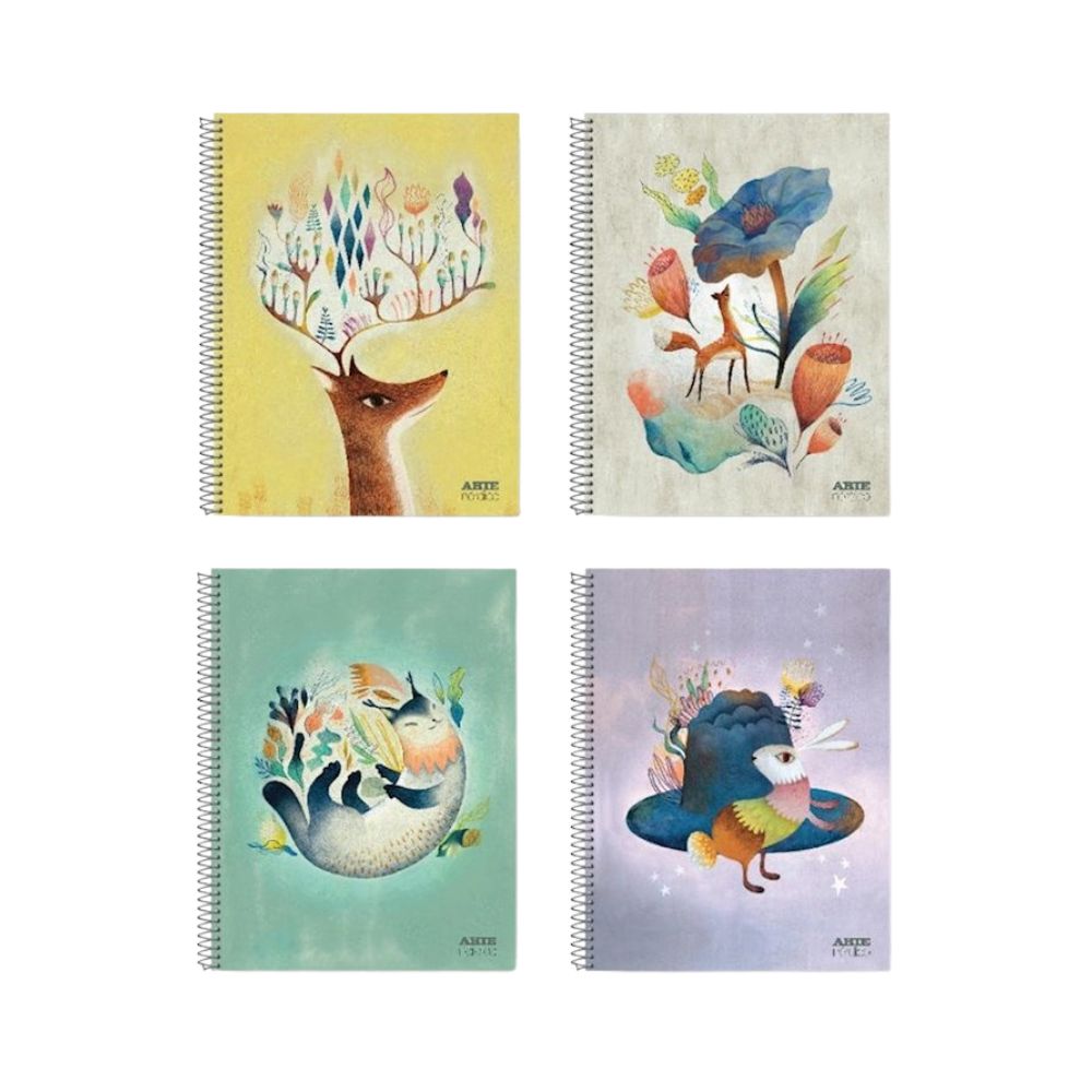 2388_0 CUADERNO 16x21 NORDICO x 80 hjs RAYADO - Imagen 1