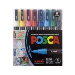 MARCADOR POSCA 3M 1.3 mm x 8 CLASICOS