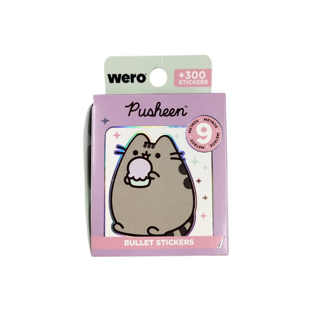 3091_0 STICKERS WERO BULLET PUSHEEN +300 - Imagen 1