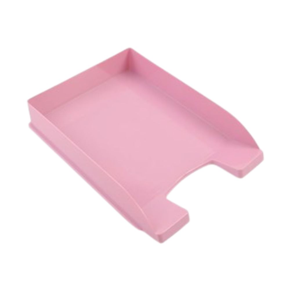 3144_0 BANDEJA PAPELERA LIGGO PASTEL ROSA - Imagen 1
