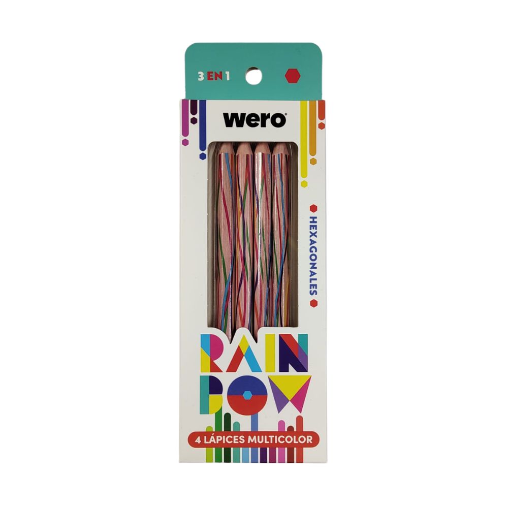 77917636_0 LAPICES WERO MULTICOLOR x 4 - Imagen 1