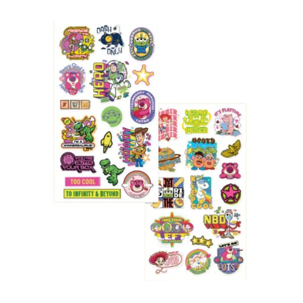 STICKERS WERO UV TRANSFER A PRUEBA DE AGUA TOY STORY x 2 PLANCHAS - Imagen 2