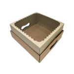 CAJA DESAYUNO BASE C/VISOR 30x30x20