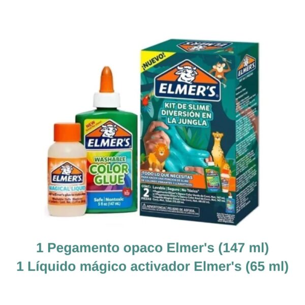 KIT ELMERS SLIME DIVERSION EN LA JUNGLA - Imagen 2