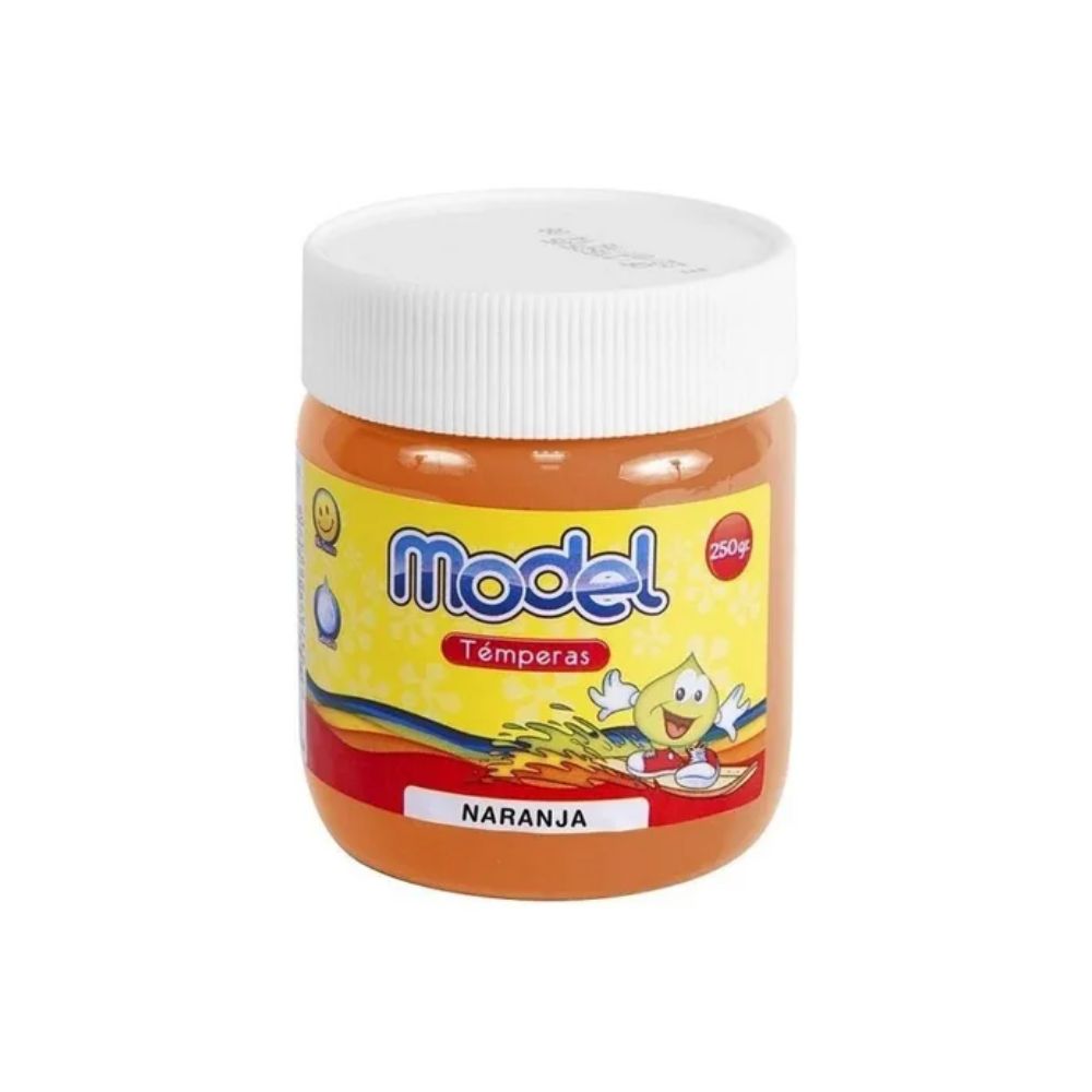 148_1 TEMPERA MODEL NARANJA 250 g - Imagen 1