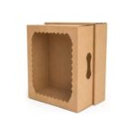 CAJA DESAYUNO BASE C/VISOR 20x20x12