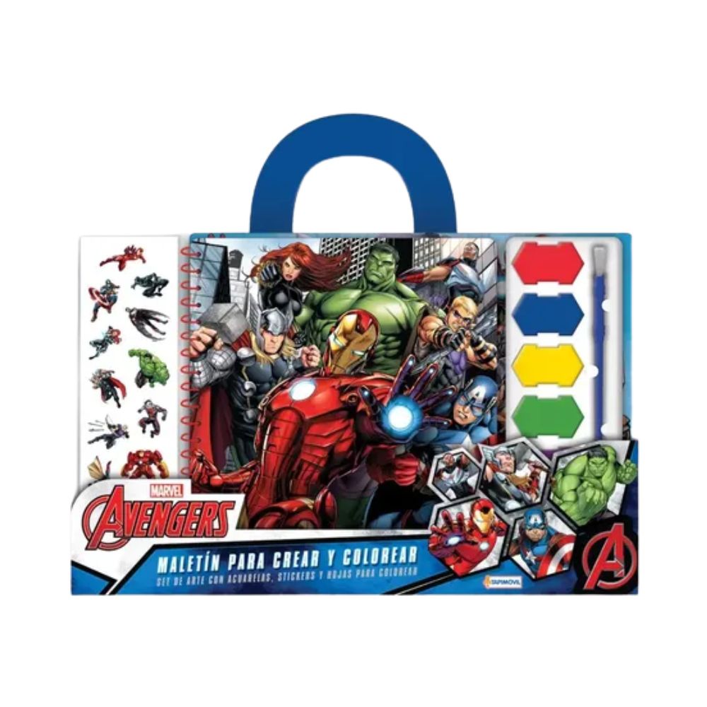 2623_0 MALETIN PARA CREAR Y COLOREAR AVENGERS - Imagen 1