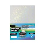 HOJA ADHESIVA REXON SMART PRINT A4 HOLOGRAFICO TRANSPARENTE GLASS