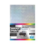 HOJA ADHESIVA REXON SMART PRINT A4 HOLOGRAFICO STARS