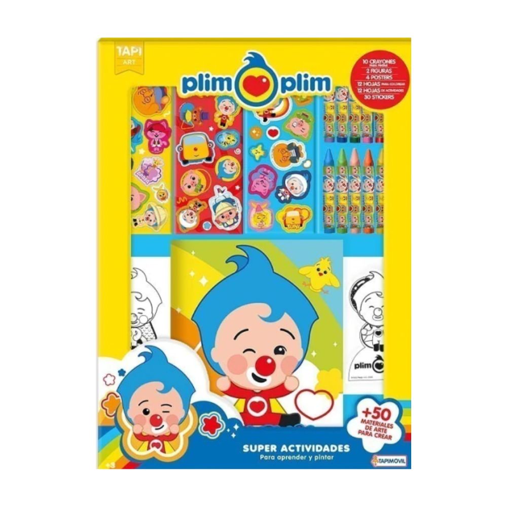 3671_0 SET DE SUPER ACTIVIDADES PLIM PLIM - Imagen 1