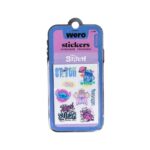 STICKERS WERO UV TRANSFER STICH PHONE x 3 PLANCHAS