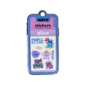 STICKERS WERO UV TRANSFER STICH PHONE x 3 PLANCHAS