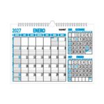 PLANIFICADOR ROME A3 APAISADO CELESTE MES ANT Y POST 42x29.7 2027