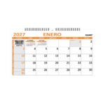 PLANIFICADOR ROME APAISADO FLEX NARANJA 35x20 2027