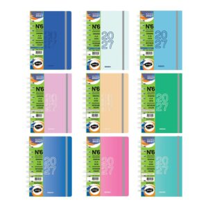 AGENDA RIDEO N°6 SEMANAL INTERIOR COLOR 2027