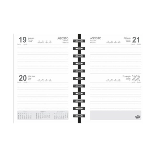 AGENDA RIDEO N°6 DOS DIAS POR PAGINA 2027 - Imagen 2