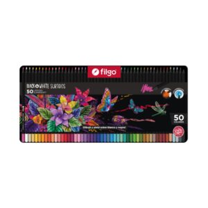 COLORES FILGO BLACK AND WHITE x 50