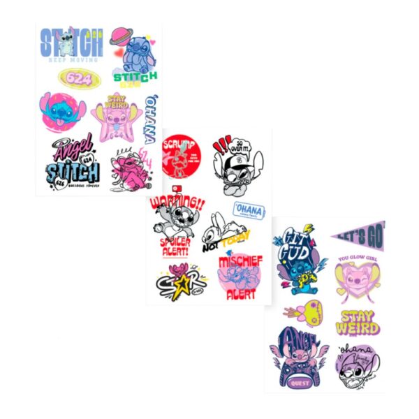 STICKERS WERO UV TRANSFER STICH PHONE x 3 PLANCHAS - Imagen 2