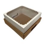 CAJA DESAYUNO BASE C/VISOR 30x30x15