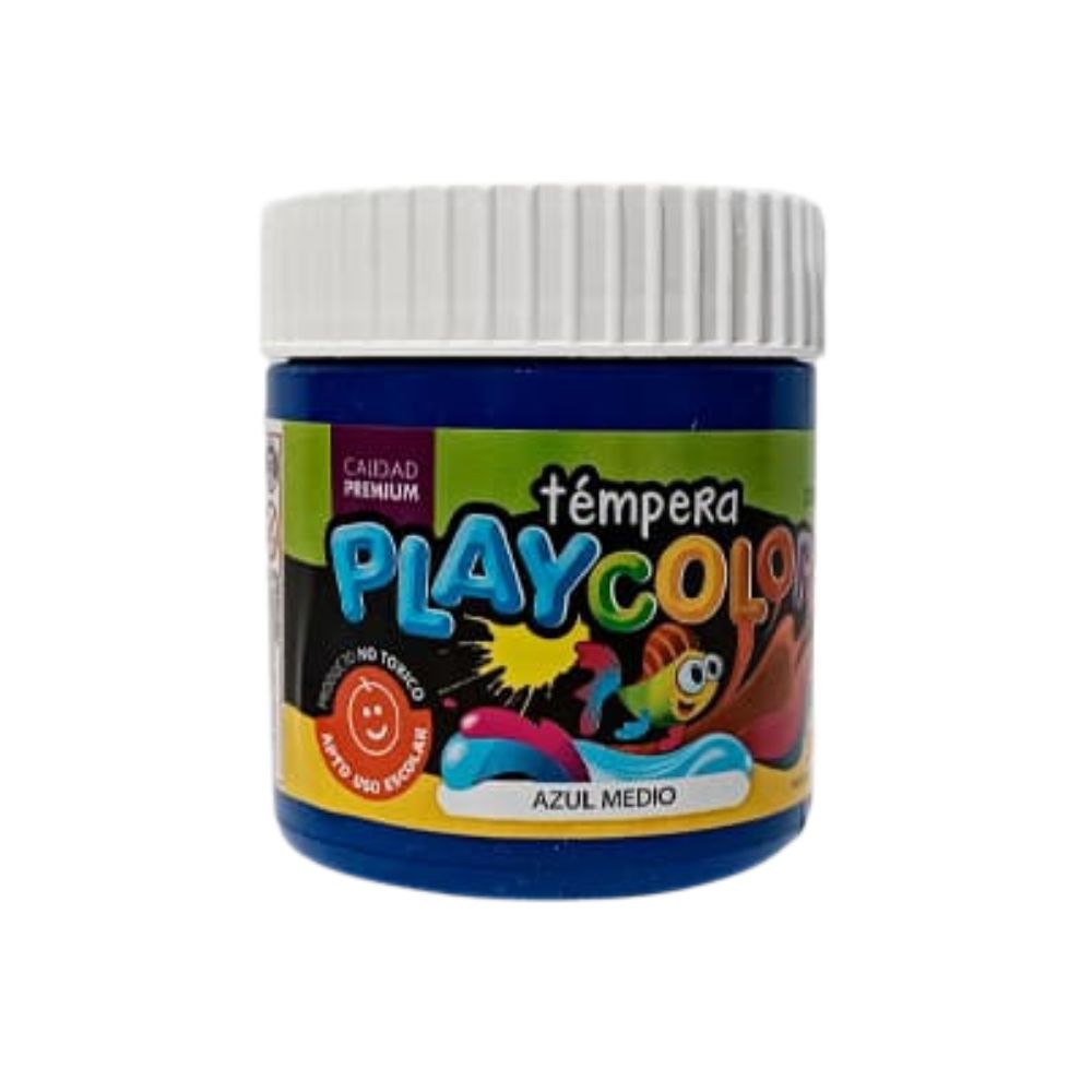 3308_1 TEMPERA PLAYCOLOR AZUL 250 g - Imagen 1