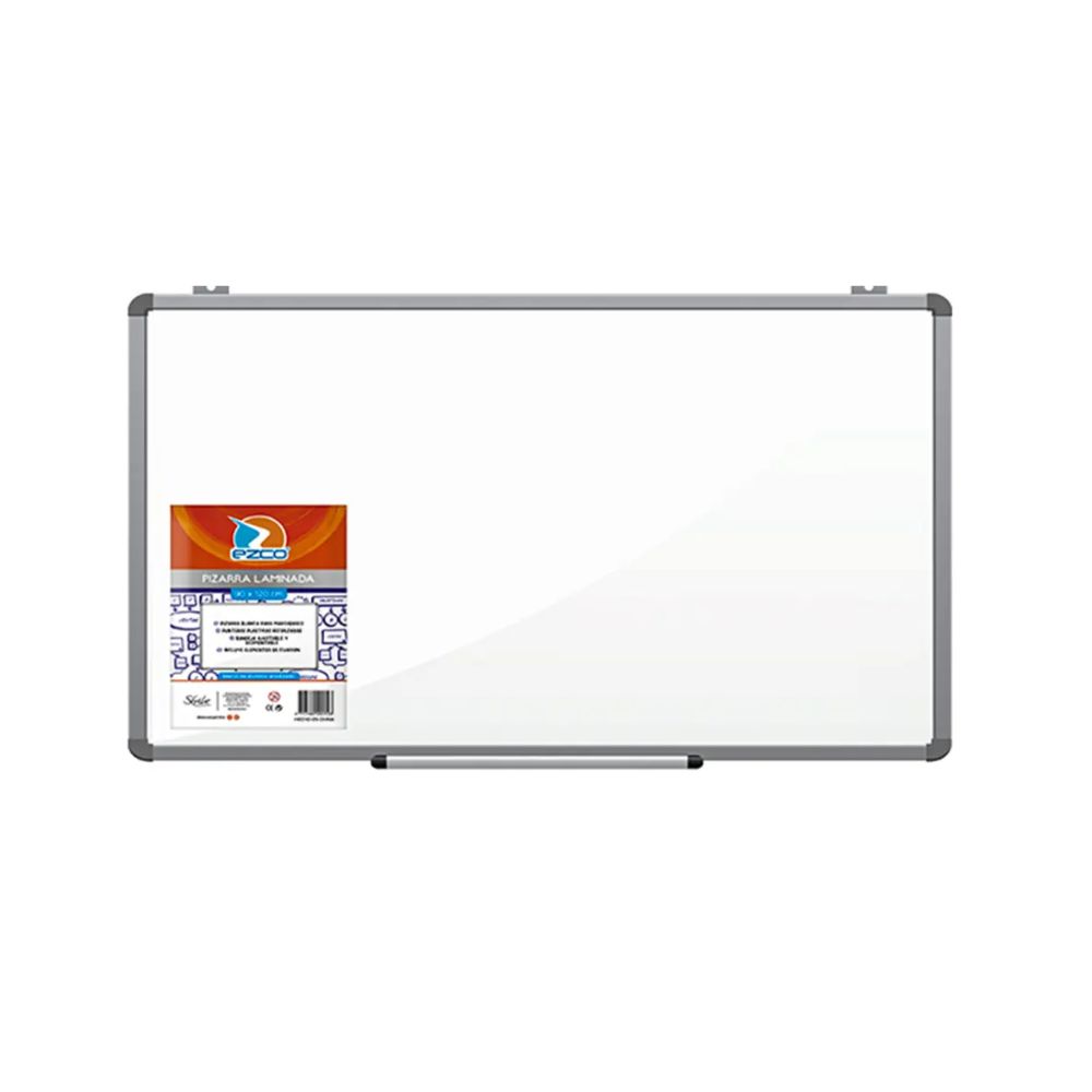 3811_0 PIZARRA EZCO BLANCA M/ALUMINIO 75x100 - Imagen 1